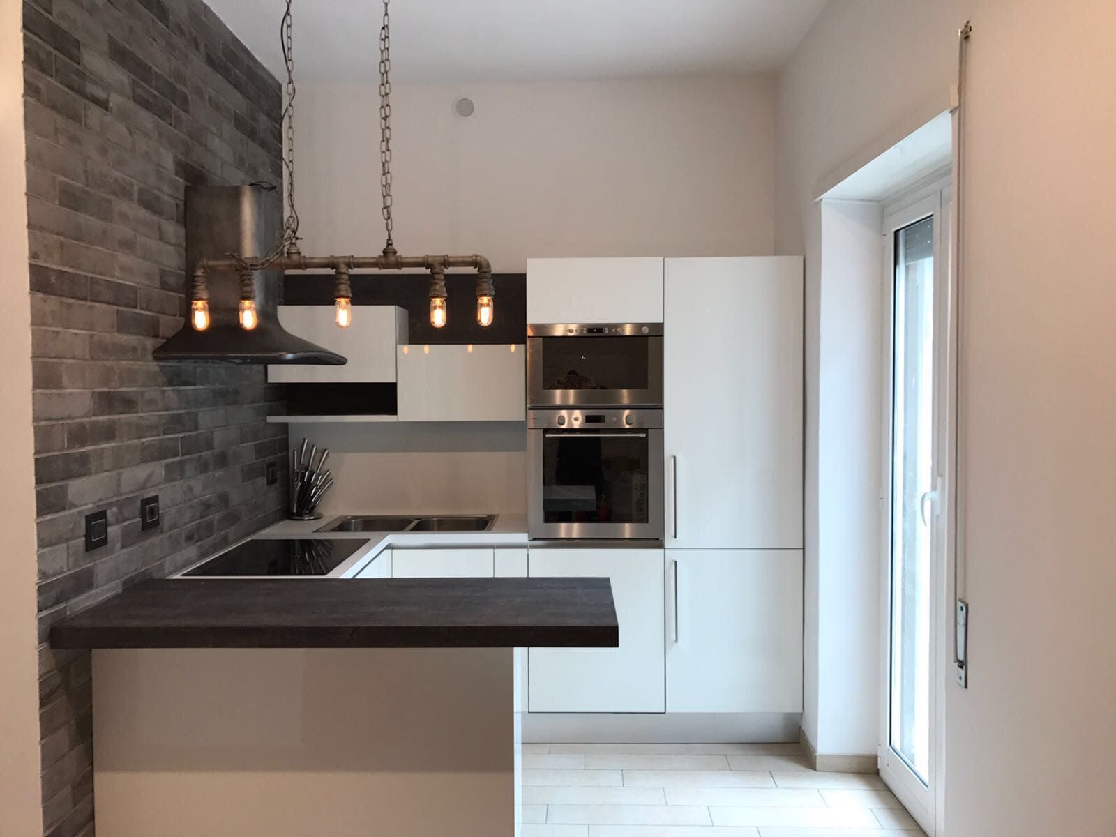 La cucina di Alessandra e Stefano.