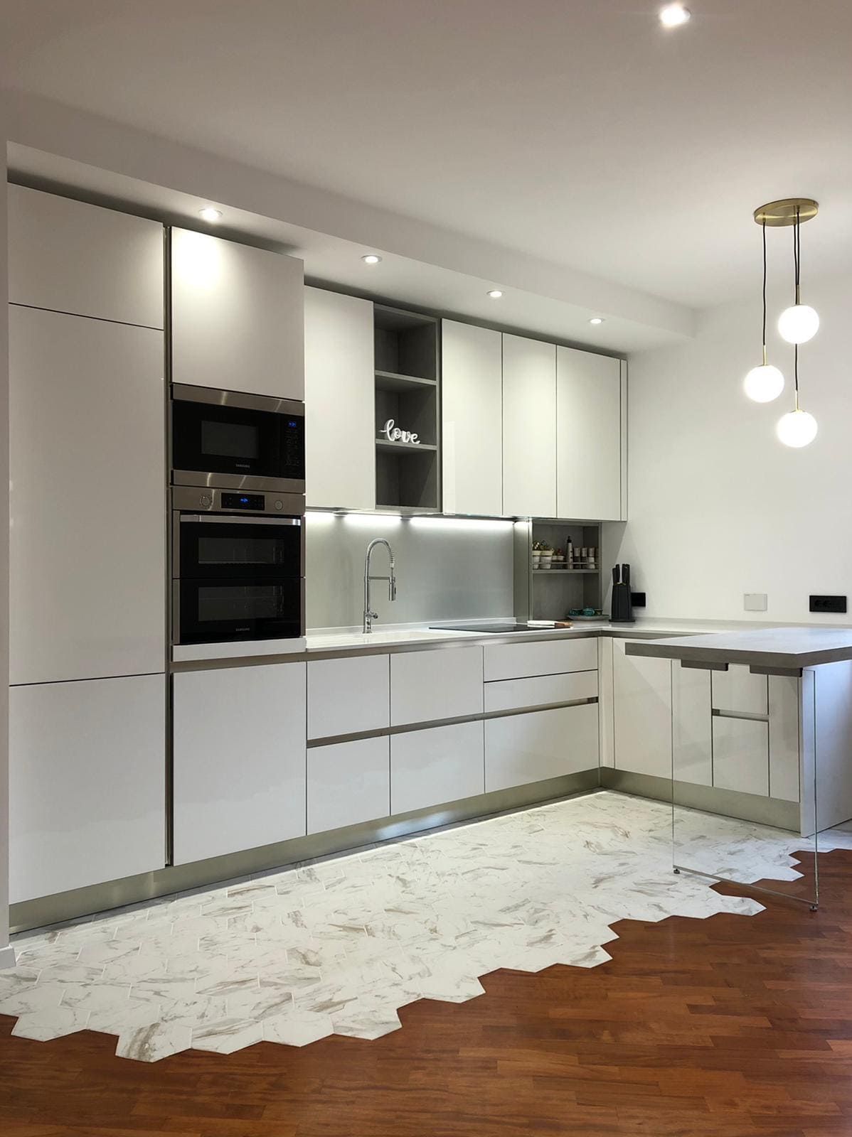 La cucina di Erica e Marco.